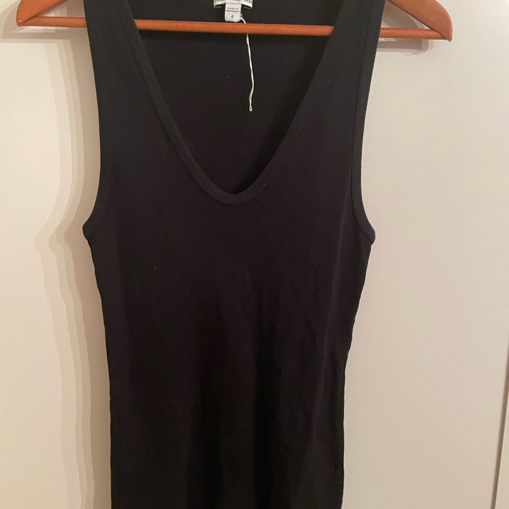 Women’s James Perse black tank size 4